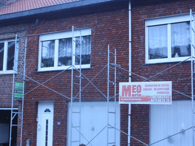Résultat Rinçage Façade Meo Mario